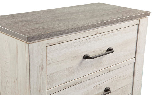MODERNhome - Mobela 4 Drawer Chest, Bartex Two-Tone - AD3TC4DC-23 view 2