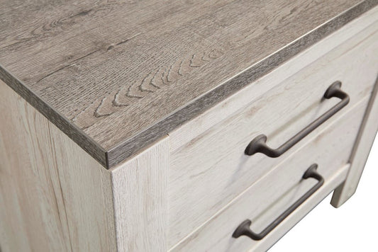 MODERNhome - Mobela Nightstand, Bartex Two-Tone - AD3TCNTB view 2