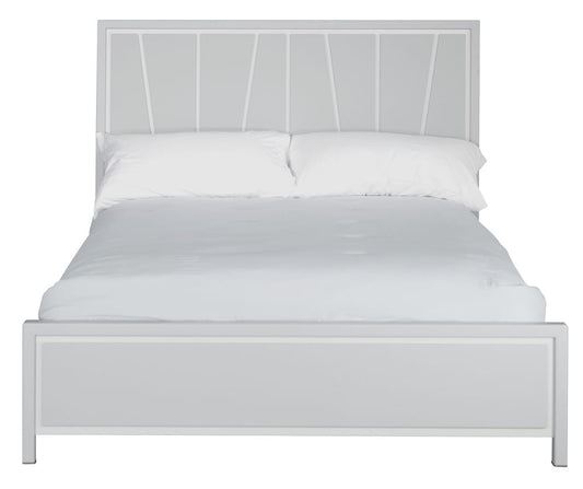 MODERNhome - Quadroma King Bed with Metal Frame, Tortora/Grey view 2