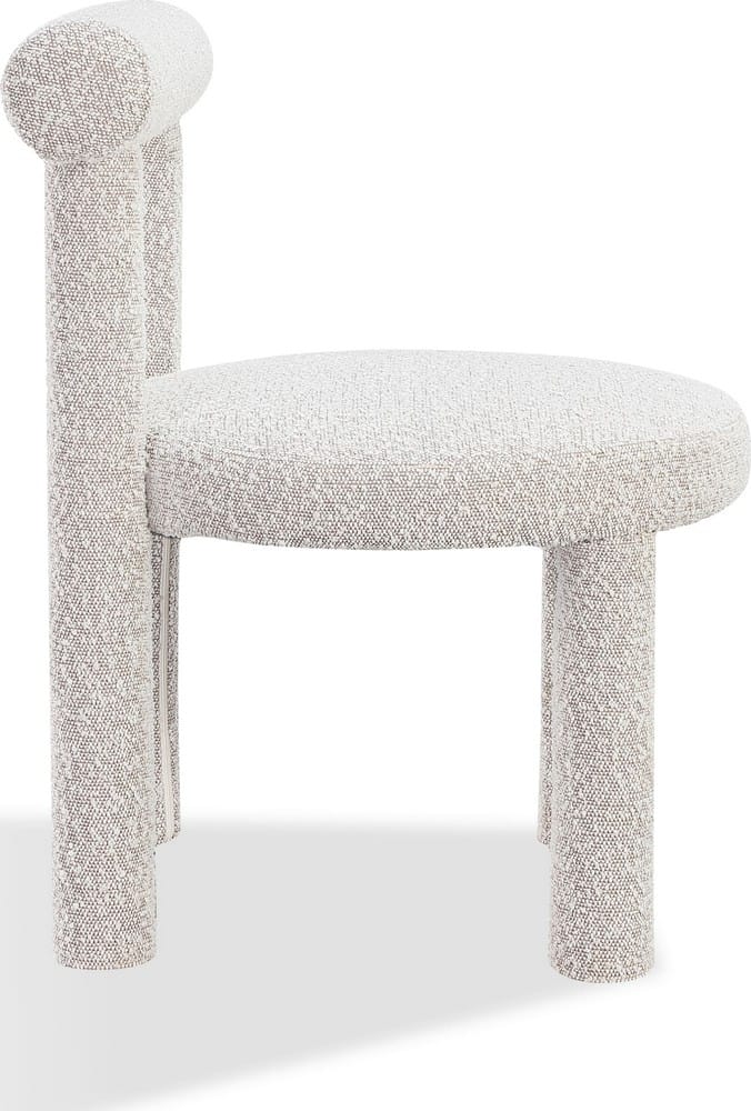 Modus Furniture - Addison Modern Dining Chair in Cotton Ball Boucle Set of 2 - PWNB63A_2 view 3