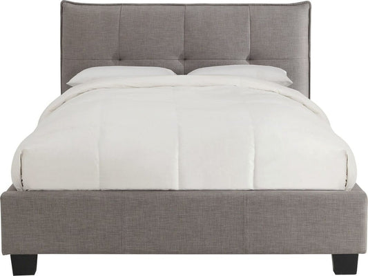 Modus Furniture - Adona Queen-Size Upholstered Platform Bed in Dolphin Linen - 3ZH3L548 view 2