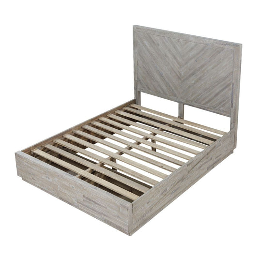 Modus Furniture - Alexandra Full-Size Solid Wood Storage Bed in Rustic Latte - 5RS3P4 veiw 2