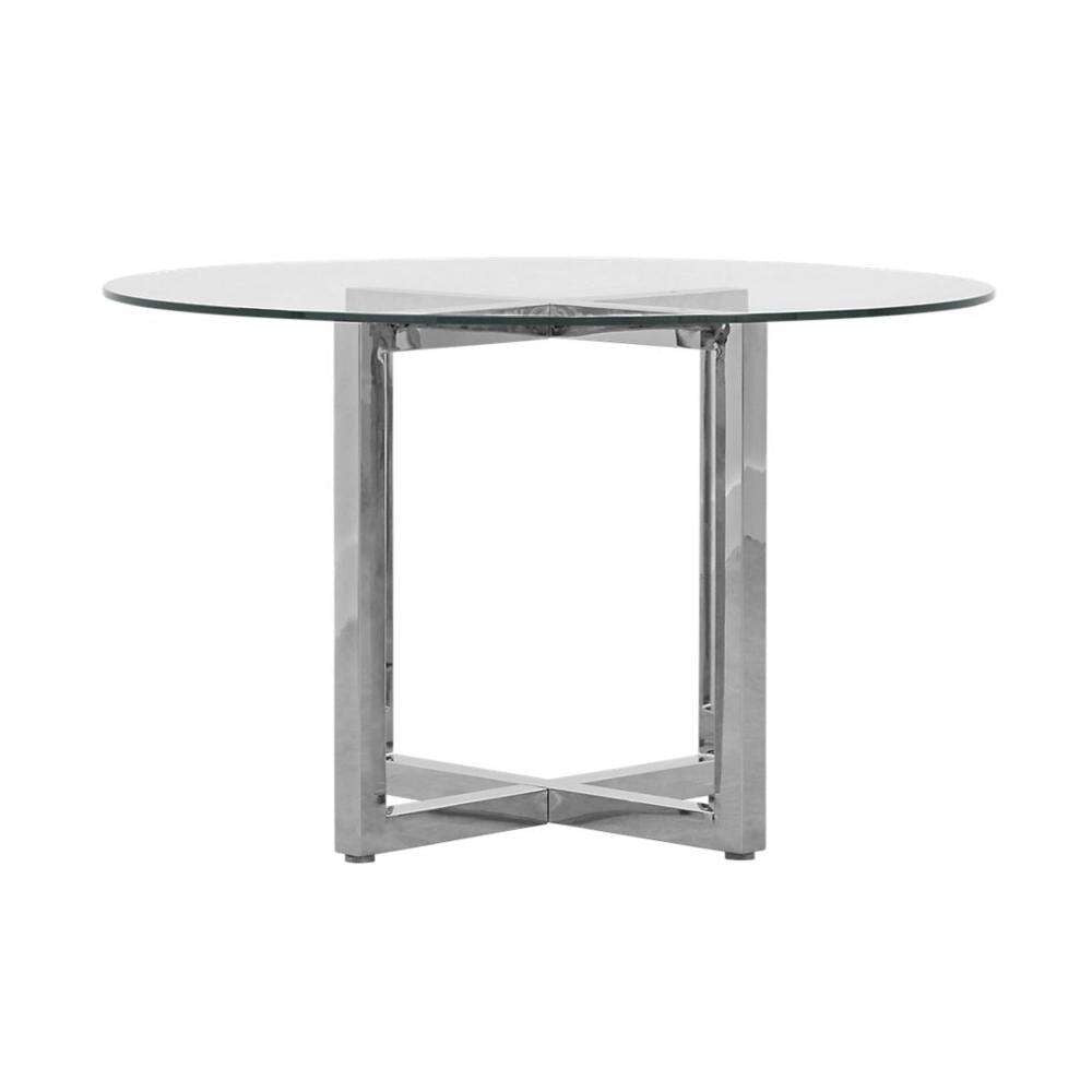 Modus Furniture - Amalfi 48in Round Table - Glass - 1AJ5614G veiw 3