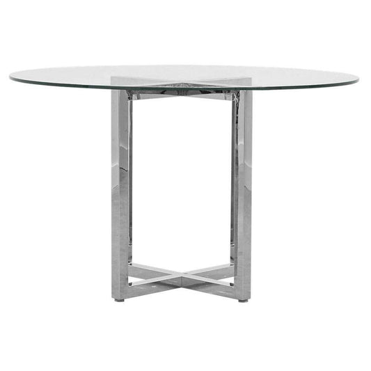 Modus Furniture - Amalfi 54in Round Counter Table - Glass - 1AJ5625G veiw 2