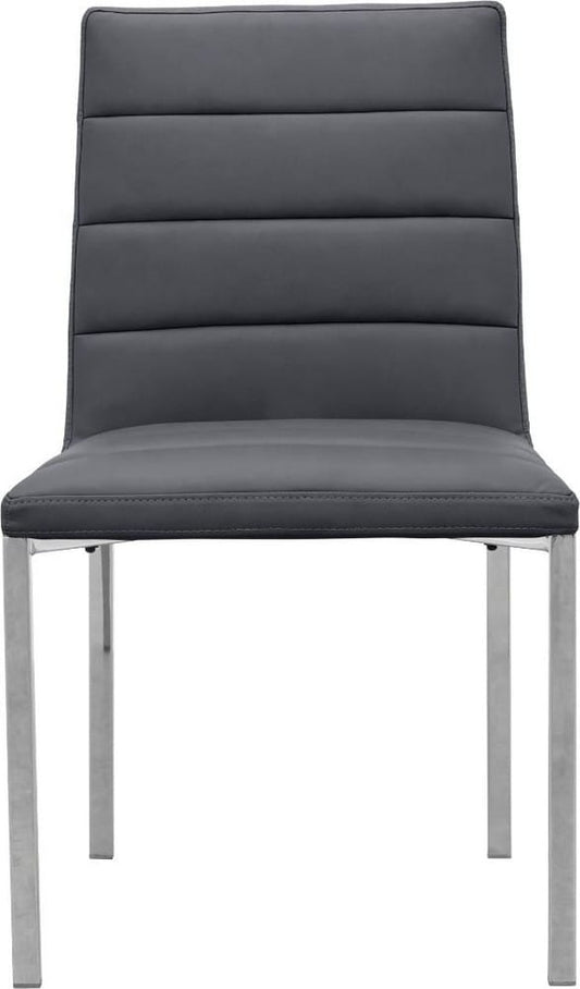 Modus Furniture - Amalfi Metal Back Chair in Cobalt Leather Set of 2 - 1AE866M_2 view 2