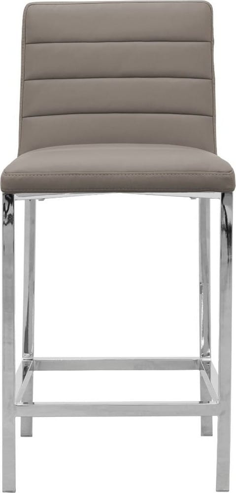 Modus Furniture - Amalfi Metal Back Counter Stool in Taupe Leather Set of 2 - 1AE270M_2 view 2