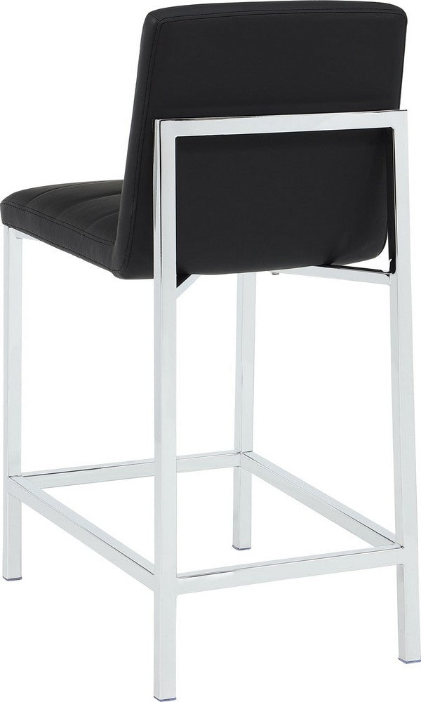 Modus Furniture - Amalfi Mtl Bk Ct Stl -Soot/Chr Set of 2 - 1AZV70M_2 view 4