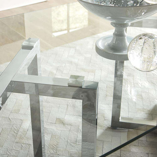 Modus Furniture - Amalfi Rectangle Table - Glass - 1AJ5617G veiw 2