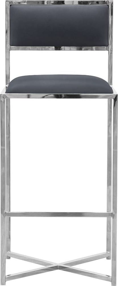 Modus Furniture - Amalfi X-Base Bar Stool in Cobalt Leather Set of 2 - 1AE868X_2 view 2