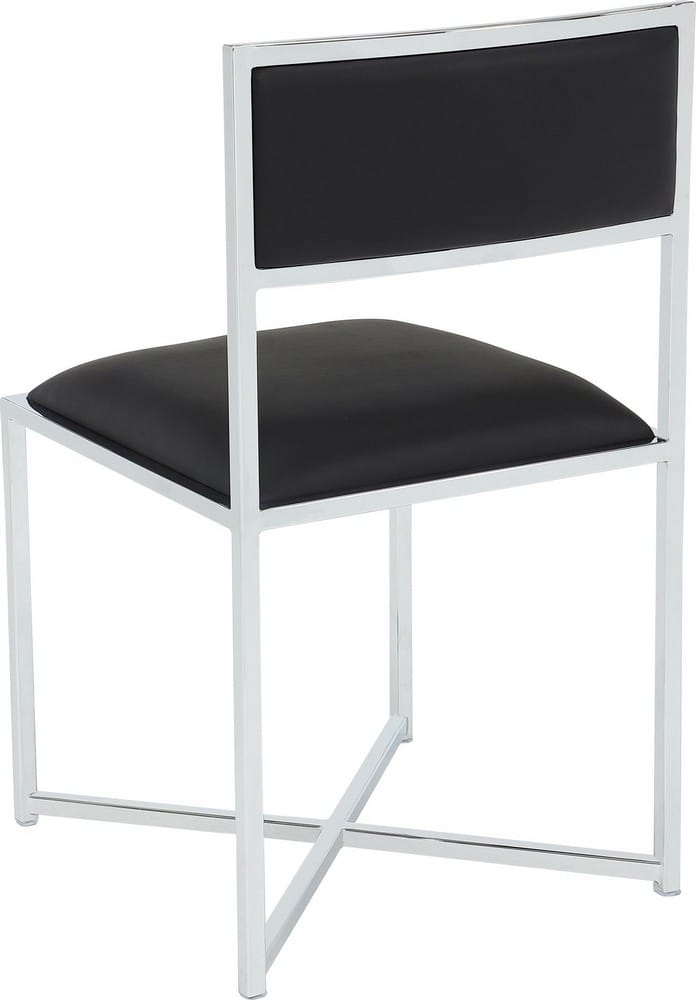 Modus Furniture - Amalfi X Base Chair -Soot/Chrm - 1AZV66X_1 view 4
