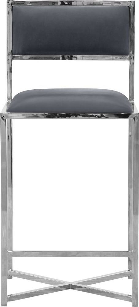 Modus Furniture - Amalfi X-Base Counter Stool in Cobalt Leather Set of 2 - 1AE870X_2 view 2