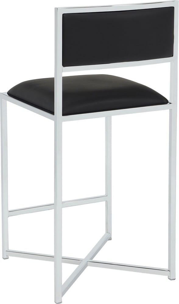 Modus Furniture - Amalfi X Bse Ct Stl - Soot/Chrm Set of 2 - 1AZV70X_2 view 4