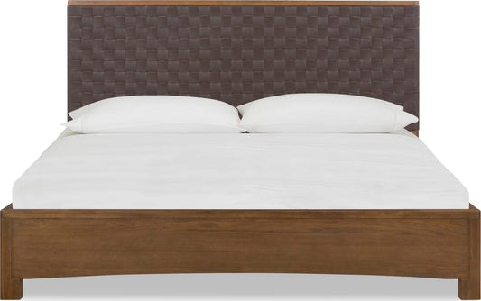 Modus Furniture - Arden Pfm QN Bed - Dk Ch/T Bwn - YK2RH5 view 2
