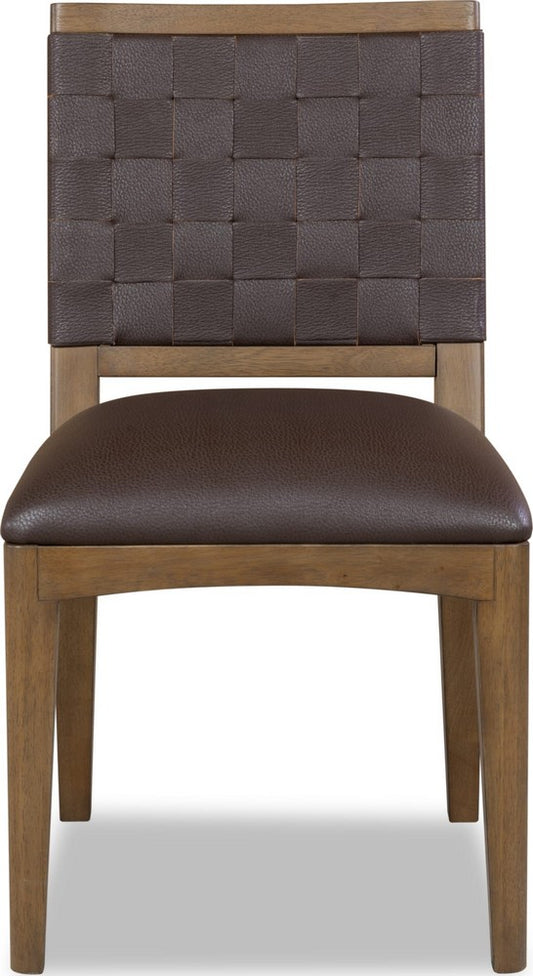 Modus Furniture - Arden Wvn Sd Chair - D C/T Brn - YK2R64_1 view 2
