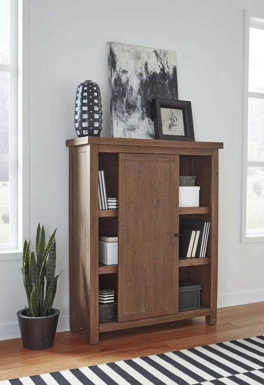 Modus Furniture - Autumn Bookcase in Flint Oak - 8FJ819BS veiw 2