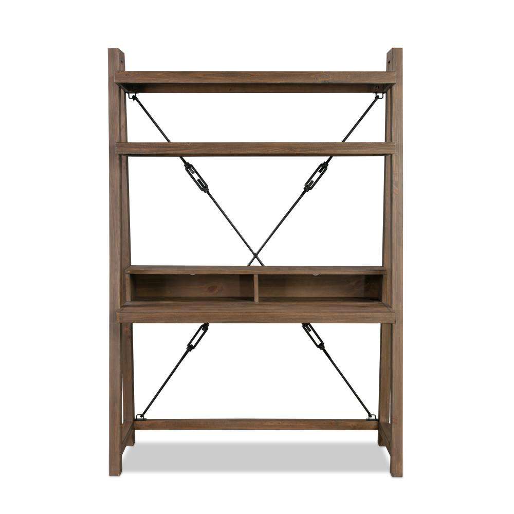 Modus Furniture - Autumn Ladder Desk in Flint Oak - 8FJ812L veiw 6