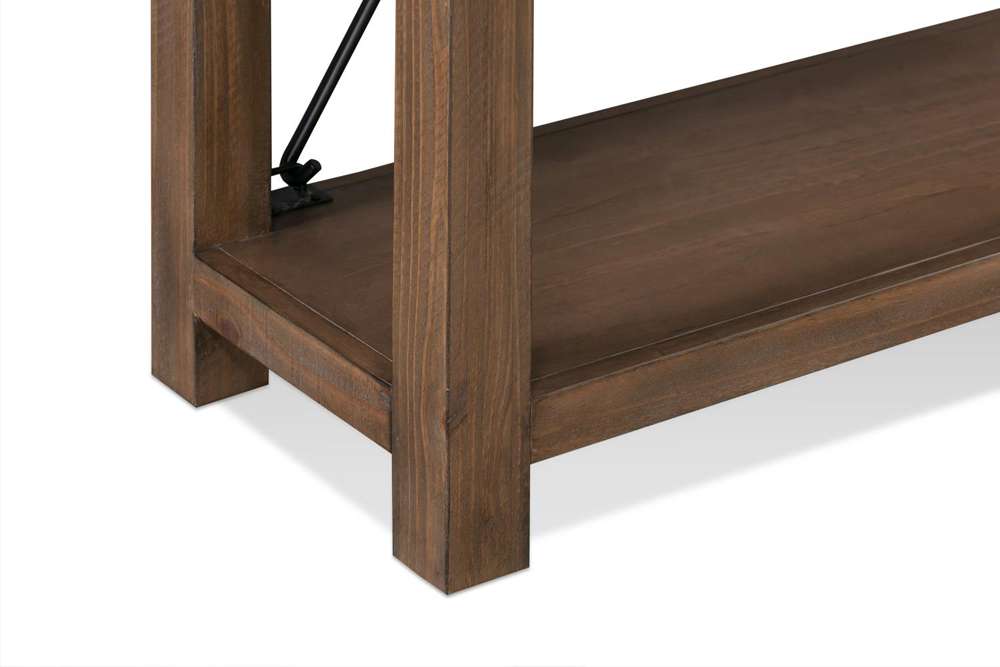 Modus Furniture - Autumn Open Shelving Unit Flint Oak - 8FJ819OS veiw 5
