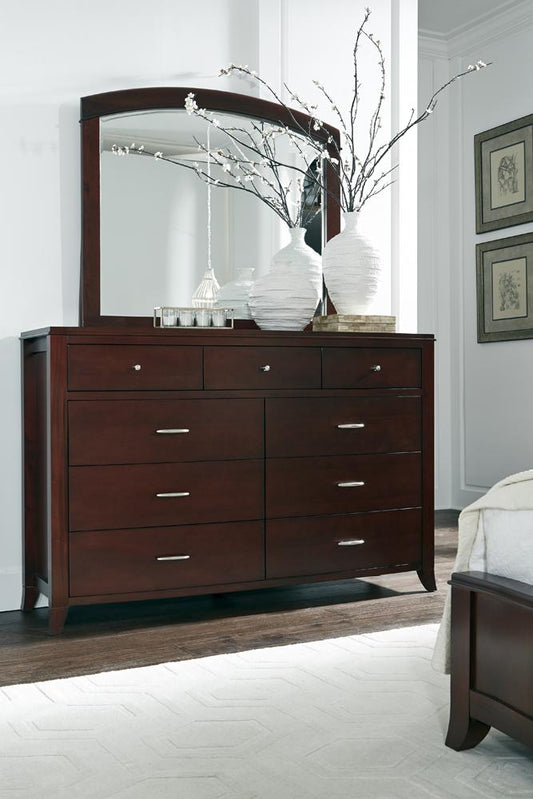 Modus Furniture - Brighton Mirror in Cinnamon - BR1583 veiw 2