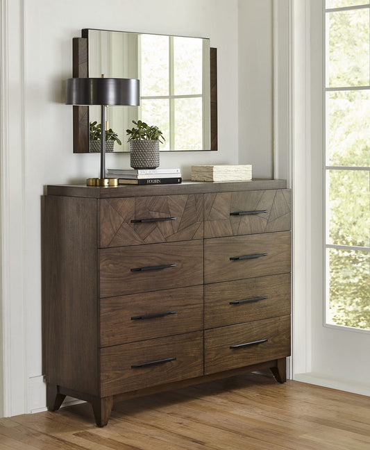 Modus Furniture - Broderick Chesser Mirror in Wild Oats Brown - EQY683C view 2