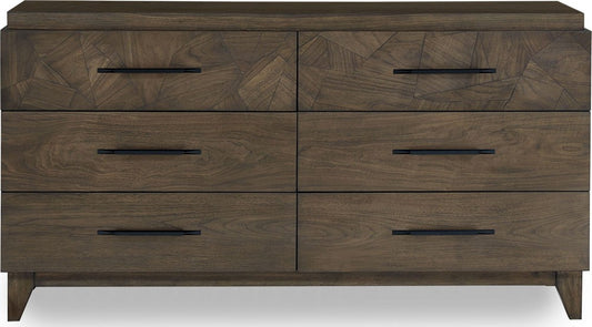 Modus Furniture - Broderick Six-Drawer Dresser in Wild Oats Brown (2024) - EQY682A view 2