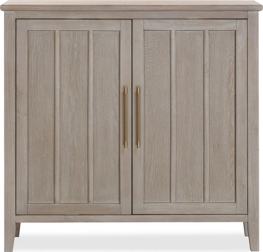 Modus Furniture - Camden Two Door Two Drawer Bar Cabinet with Stemware Rack and Wine Rack in Chai - QATK79 view 2