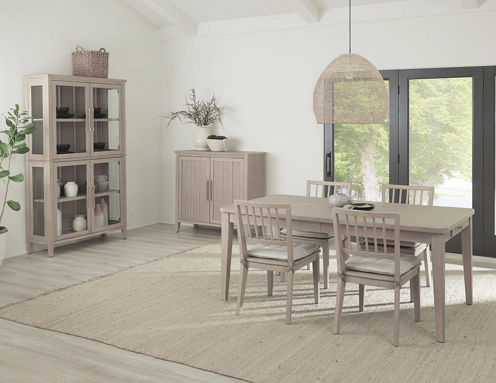 Modus Furniture - Camden Two Door Two Drawer Bar Cabinet with Stemware Rack and Wine Rack in Chai - QATK79 view 9