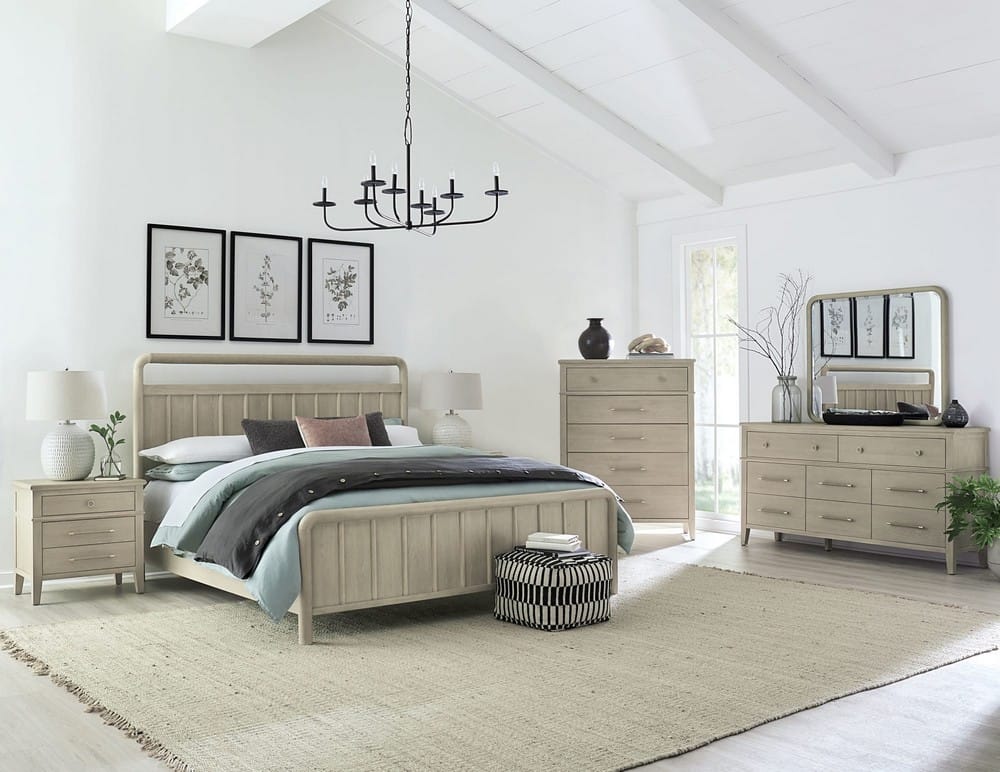 Modus Furniture - Camden Wall or Dresser Mirror in Chai - QATK83 view 6