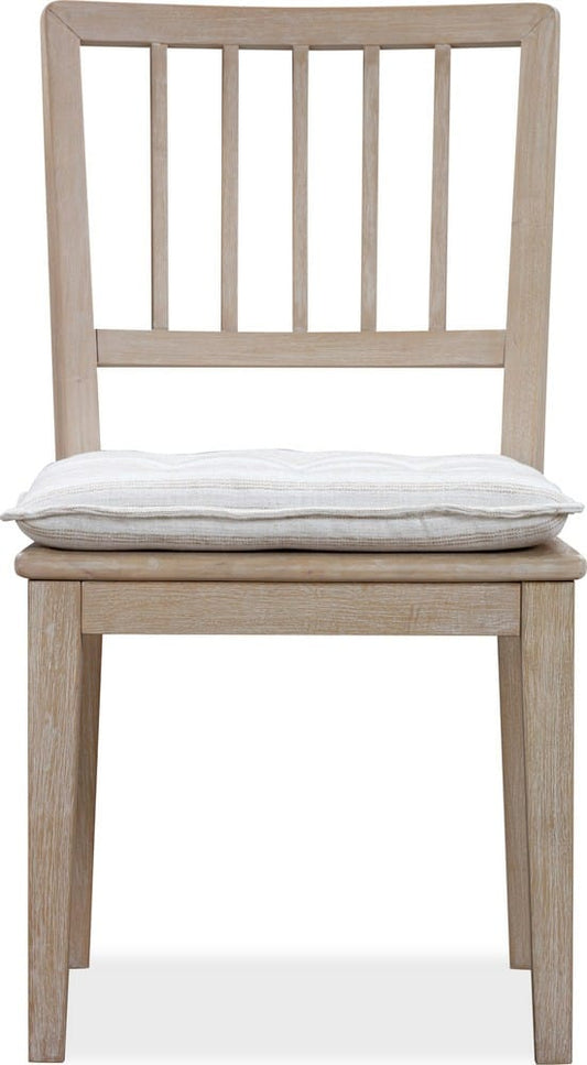 Modus Furniture - Camden Wood Dining Chair with Detachable Cushion in Chai and Oat Set of 2 - QATK63_2 view 2