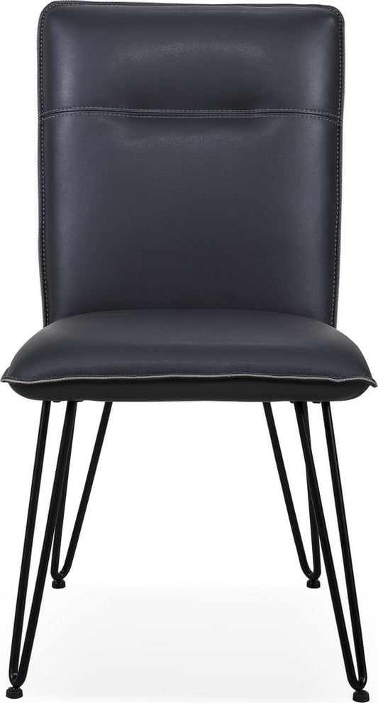 Modus Furniture - Demi Hairpin Leg Modern Dining Chair in Cobalt - 9LE866D_1 view 2