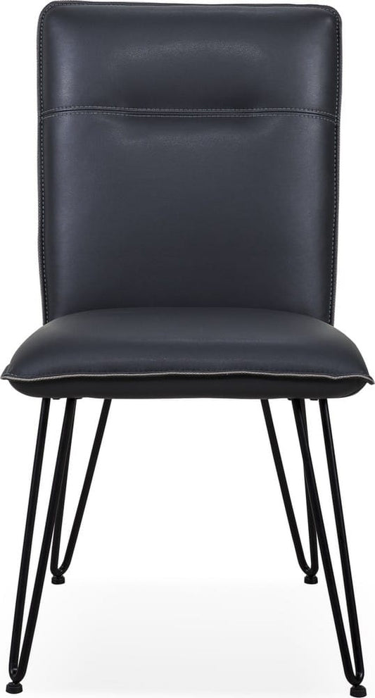 Modus Furniture - Demi Hairpin Leg Modern Dining Chair in Cobalt Set of 2 - 9LE866D_2 view 2