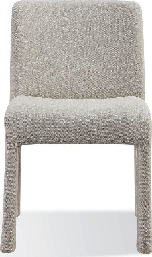 Modus Furniture - Devon Fully Upholstered Dining Chair in Turtle Dove Linen Set of 2 - PWNC63C_2 view 2