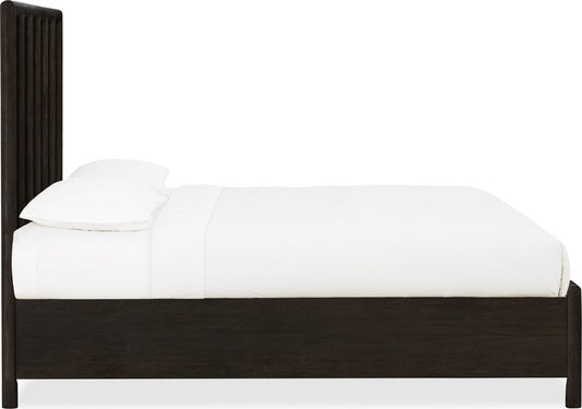 Modus Furniture - Dorsey King-size Wooden Two Drawer Storage Bed in Basalt Grey - NSU5J7 view 2