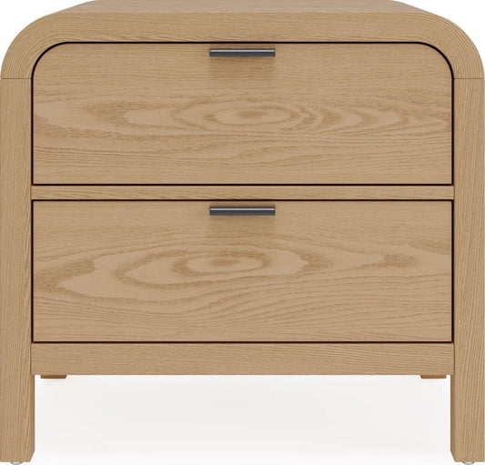 Modus Furniture - Drake 2-Drw Nightstand W/USB - Timber - NKZY81 view 2