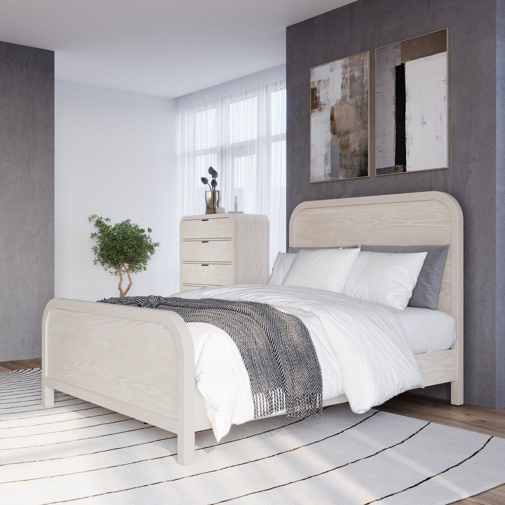 Modus Furniture - Drake California King-size Wood Platform Bed in Sugar - NKNFH6 view 6