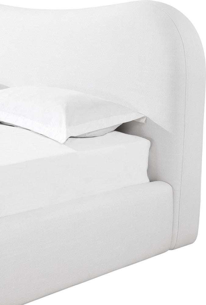 Modus Furniture - Elena Full-size Upholstered Bed in Vanilla Linen - THXDH4 view 5