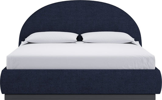 Modus Furniture - Flex California King-size Upholstered Bed in Blue Jeans Chenille - SRXMH6 view 2