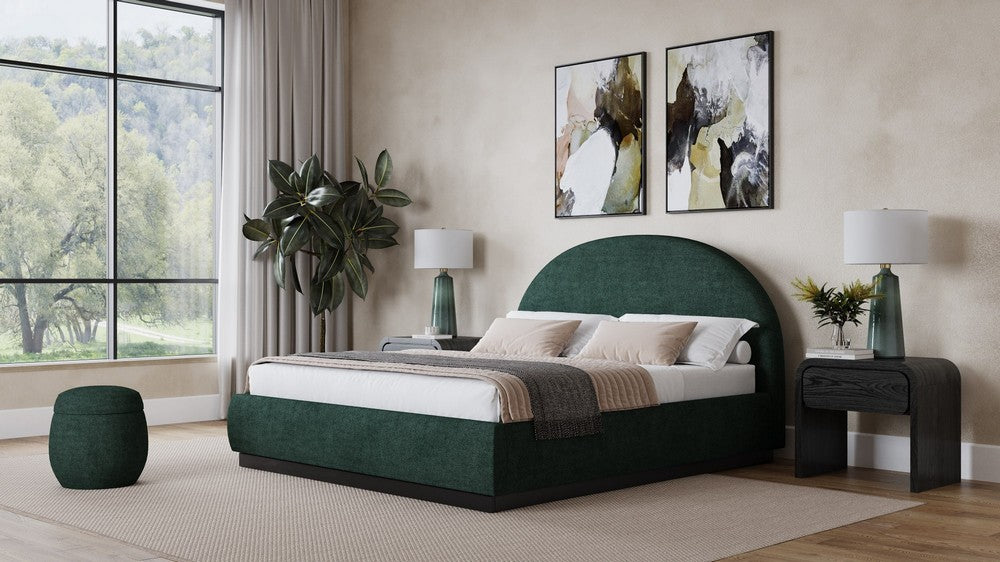 Modus Furniture - Flex California King-size Upholstered Bed in Emerald Chenille - SRWKH6 view 7