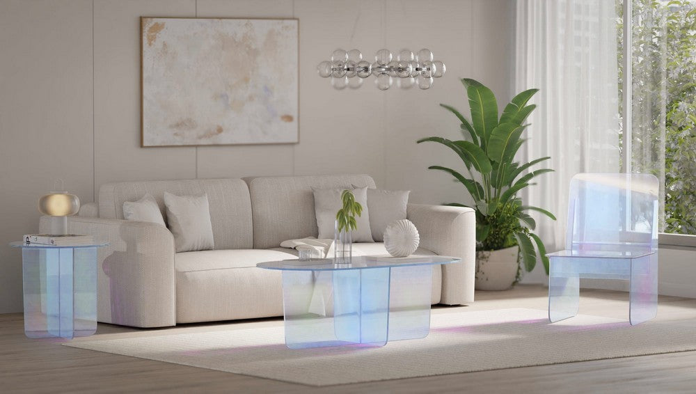 Modus Furniture - Fomo Iridescent Acrylic Accent Chair - SWWT63 view 8
