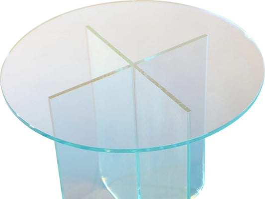 Modus Furniture - Fomo Large End Table in Iridescent Glass - SSWN22L view 2