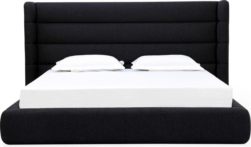 Modus Furniture - Frank California King-size Upholstered Wingback Platform Bed in Ember Boucle (2026) - PCRWN6 view 3