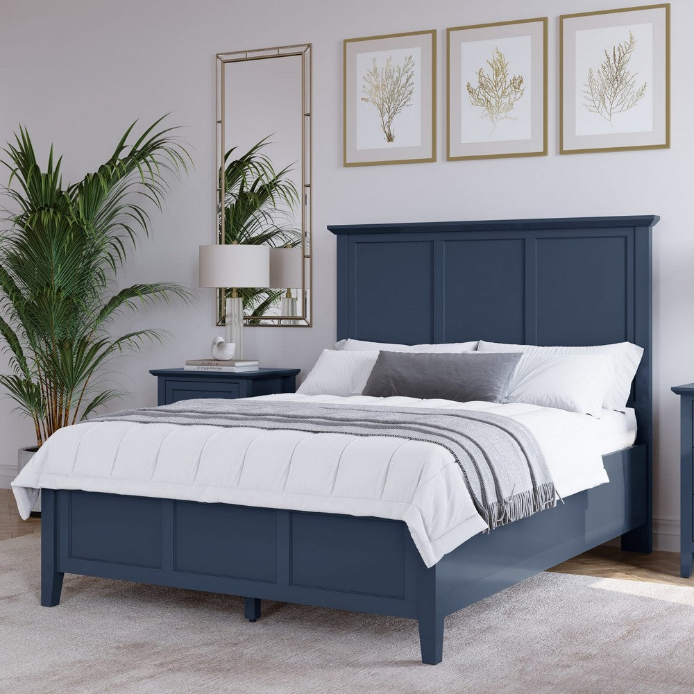 Modus Furniture - Grace California King-size Three Panel Bed in Blueberry - PNKXL6 view 5