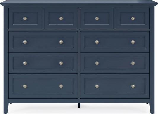 Modus Furniture - Grace Eight Drawer Dresser in Blueberry (2024) - PNKX82A view 2