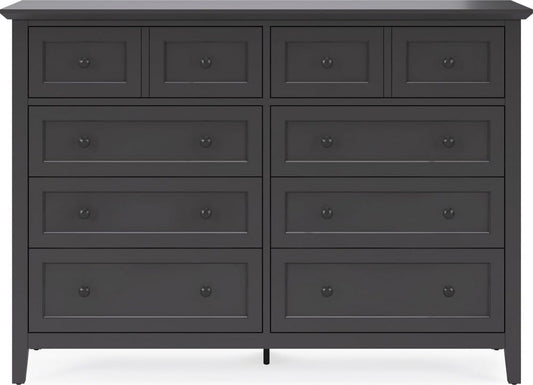 Modus Furniture - Grace Eight Drawer Dresser in Raven Black (2024) - PNRB82A view 2