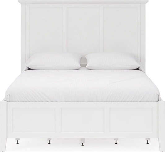 Modus Furniture - Grace Four Drawer Full-size Platform Storage Bed in Snowfall White - PNRAD4 view 2
