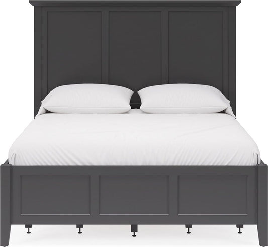 Modus Furniture - Grace King-size Four Drawer Platform Storage Bed in Raven Black - PNRBD7 view 2