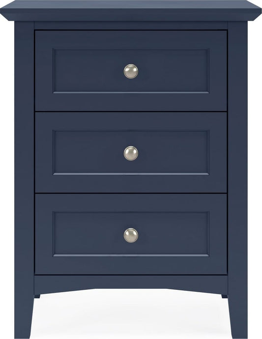 Modus Furniture - Grace Three Drawer Nightstand in Blueberry - PNKX81 view 2