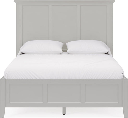 Modus Furniture - Grace Three Panel Bed in Elephant Grey - PNKGL3 view 2