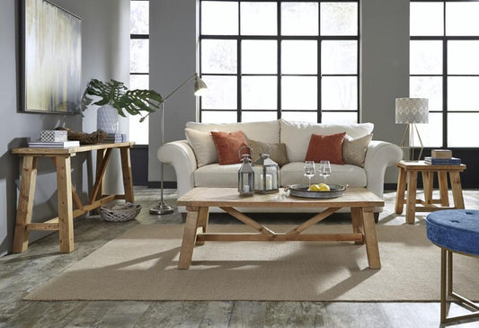 Modus Furniture - Harby Reclaimed Wood Console Table in Rustic Tawny - 8W6823 veiw 2