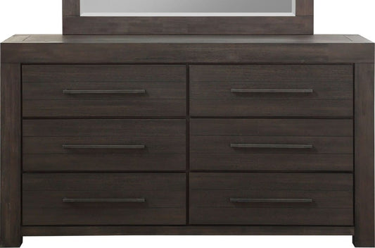 Modus Furniture - Heath Six Drawer Dresser in Basalt Grey (2024) - 3H5782A view 2