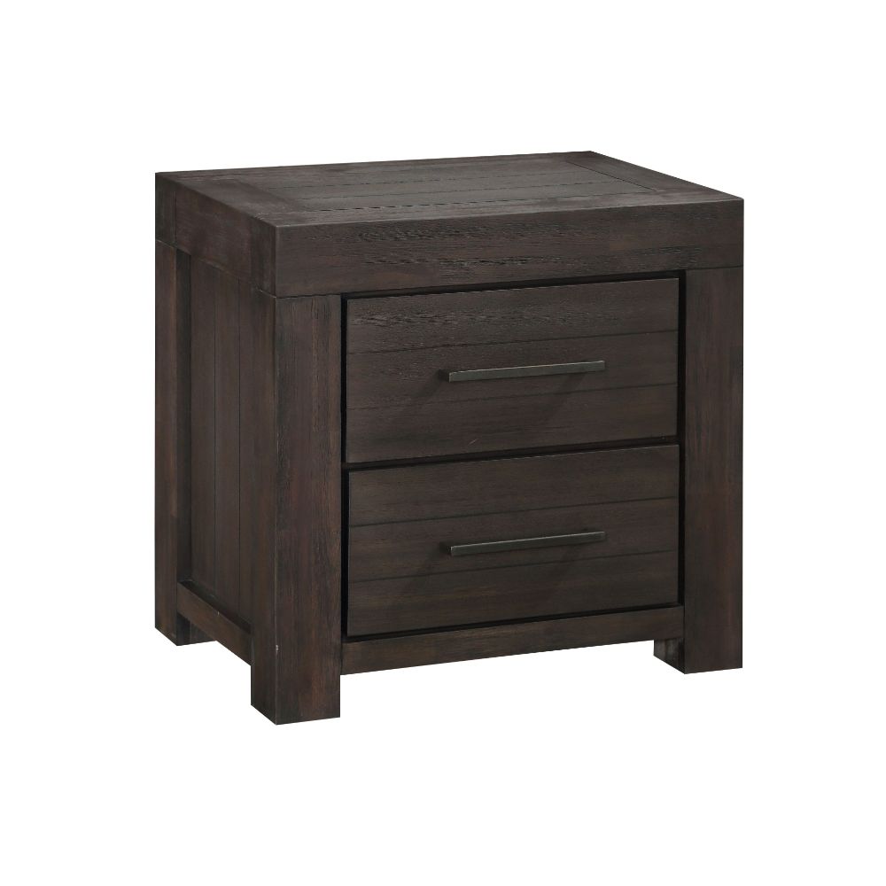 Modus Furniture - Heath Two Drawer Nightstand in Basalt Grey - 3H5781 veiw 3